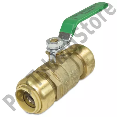 3/4  Sharkbite Style (Push-Fit) Push To Connect Lead-Free Brass Ball Valve • $11.48