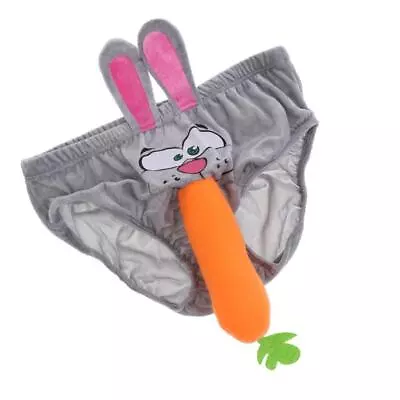 Funny Rabbit Carrot Mens Underpant Halloween Hen Stag Night  Underwear • $9.95