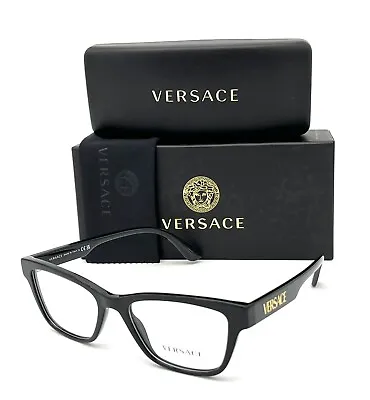 VERSACE VE3316 GB1 Black / Demo Lens 53mm Eyeglasses • $134.80