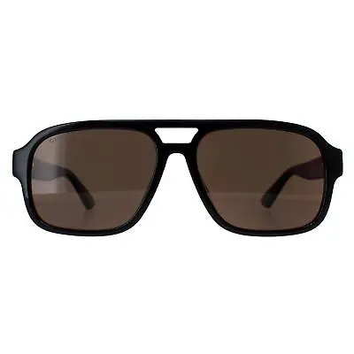 $325.60 • Buy Gucci Sunglasses GG1342S 002 Black Brown Polarised