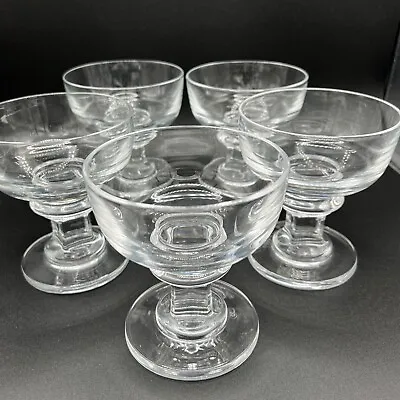 $199.99 • Buy Vintage Drinking Glasses Dansk Crystal  Champagne Carla  Sherbet Glass Set Of 5