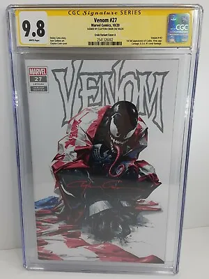 Venom #27 Clayton Crain Black Flag Variant A CGC SS 9.8 1st App Codex Signed • $279.99
