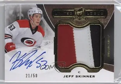 2014-15 Upper Deck The Cup Limited Logos /50 Jeff Skinner #LL-SK Auto • $142