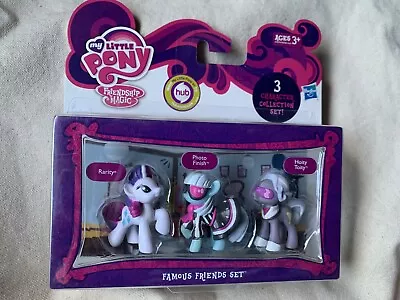 My Little Pony Friendship Is Magic Famous Friends Set • Rarity Photo Finish• NEW • $14.99