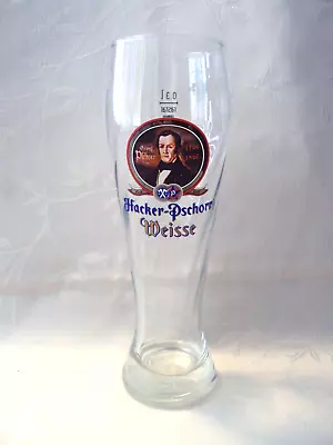 VINTAGE Hacker-Pschorr Weisse Tall Pilsner Beer Glass Swirl. 8  Tall EUC #KH • $17.99