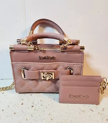 Bebe Small Crossbody Hand Bag With Card Holder New Without Tags  • $29.99