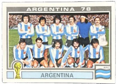 Panini World Cup Story Argentina 78 - # 101 - ARGENTINA TEAM GROUP • £2.99