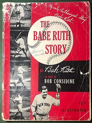 The Babe Ruth Story Magazine As Told By Bob Considine Copyright 1948  96 Pages • $30