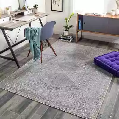 Area Rugs 5x7 Modern Living Room 8x10 Large Bedroom Carpet Lizton Gray Rug • $91