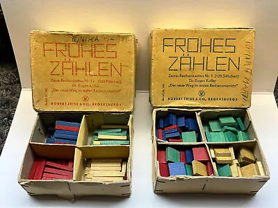 Vintage German Math Manipulatives!!! Frohes Zählen!! Robert Zeise Regensburg • $10.99