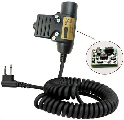 Amplified U94 PTT Connect Peltor Comtac Or MSA Sordin To Motorola 2-Pin Radio • $159