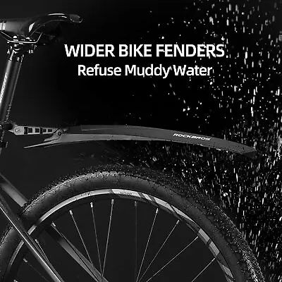 $14.99 • Buy Cycling Road Mountain MTB Bike Bicycle Front Mudguard Rear Fender Mud Guard Set