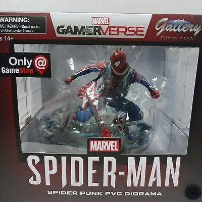 Spider-Man Spider Punk PVC Diorama Marvel Gamerverse Gallery Diorama Target EXC • $35.95