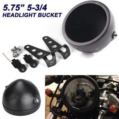 5-3/4 5.75  LED Headlight Mount Housing Bracket For Honda Shadow Spirit 750 • $29.99