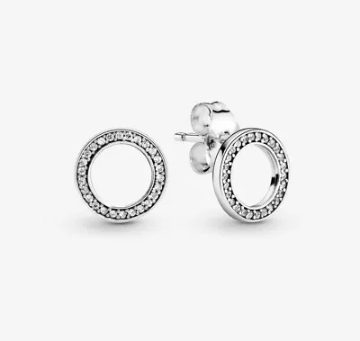 $39 • Buy Pandora Sparkling Circle Stud Earrings