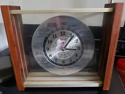 £27.99 • Buy Vintage Verichron, Japan World Time Clock. Red Airplane Hand. Vgc.
