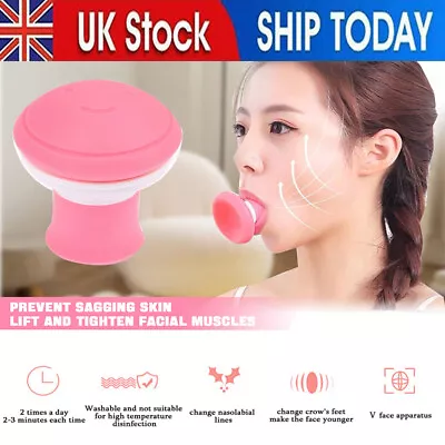 Face Slimming Lift Skin Firming V Shape Exerciser Facial Mouth Jaw Line Exercise • £5.86