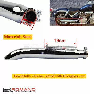 1x Motorcycle Muffler Exhaust For Harley Honda 1-1/2  1-5/8  1-3/4  1-3/8  Pipes • $102.96