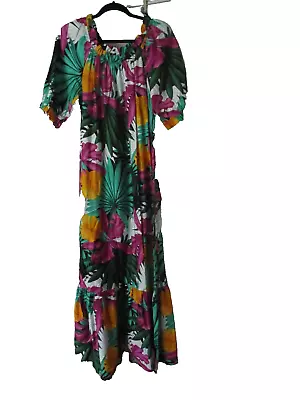 Hilo Hattie M Muu Muu Hawaiian Dress • $40