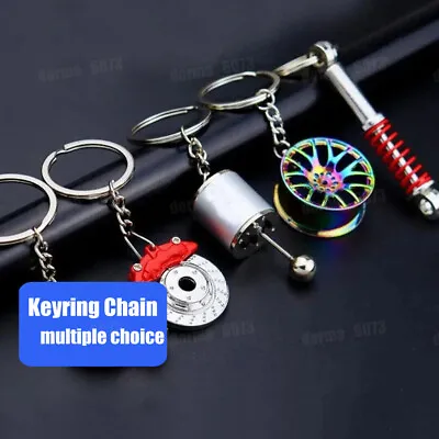 Men's Keychain Creative Metal Car Keyring Fashion Key Chain Car Accessories • $2.93