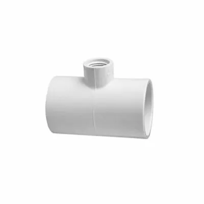 Primex 88402 1 Inch X 1/2 Inch Slip X Threaded PVC Tee Sch 40 • $9.61