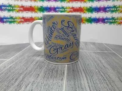 £11.99 • Buy Inspired By Leeds United Mug - Legends Collage Grey (11oz Ceramic) Football Gift