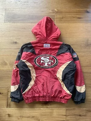 Vintage San Francisco 49ers 50th 1946-1996 Sewn Jacket Men’s M REEBOK Pro Line • $119.99