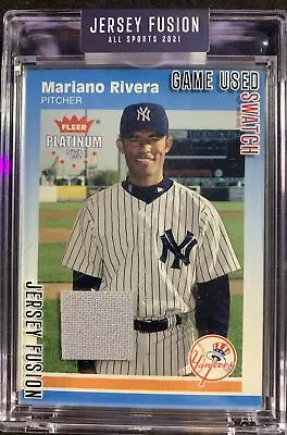 2002 Fleer Platinum Mariano Rivera Yankees HOF Jersey Fusion Game Worn • $9.99