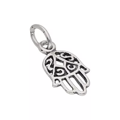 Sterling Silver Hamsa Hand Charm • £5.45