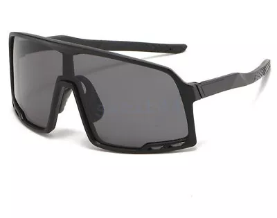 Large Square Frame Outdoor UV400 Cycling Sunglasses Sport Running Riding Glasses • $17.39