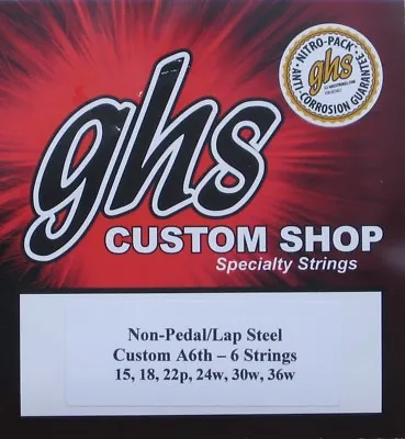 GHS - A6th - 6 Lap Steel Guitar Strings - 2 Pack • $19.97
