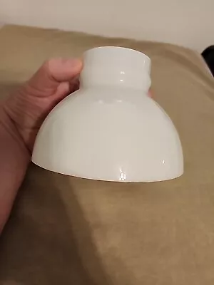 Vintage 6  Fitter White Milk Glass Lamp Shade  • $15.95