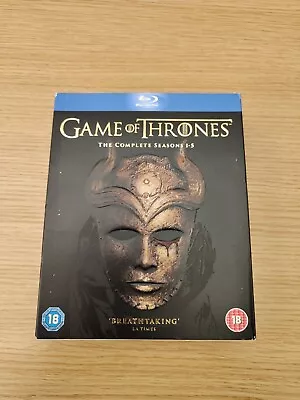 Game Of Thrones The Complete Seasons 1-5 Blu Ray • £20