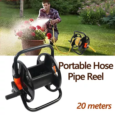 Garden Portable Hose Reel Standing Water Pipe Rust Proof Water Pipe Storage Rack • £11.45