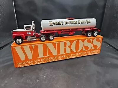 Robert Fulton Fire Co Tanker 1992 Winross Truck • $19.99