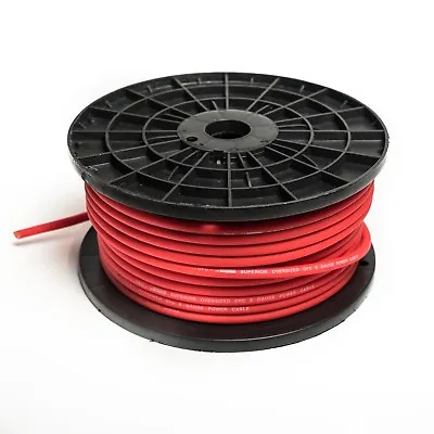8 Gauge Cca Red Power Cable 8 Awg Copper Clad Aluminium Wire Per Metre • £2.99
