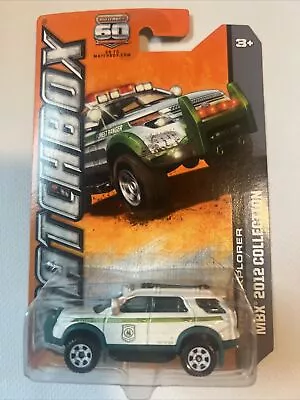 Matchbox 60TH Anniversary Ford Explorer Forest Ranger MBX 2012 New Sealed C4 • $7.99