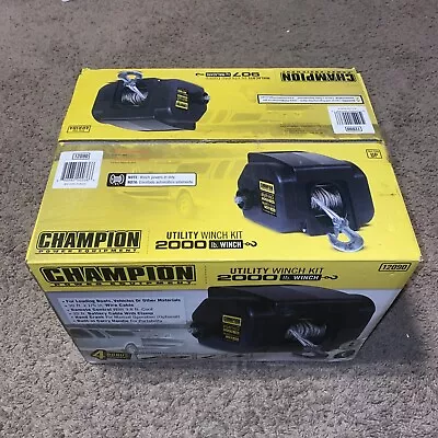 Brand New Champion 12090 Marine/trailer Utility Winch Kit 2000lb! Quality! New! • $89.99