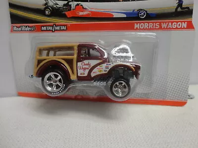 Hot Wheels MORRIS WAGON Dark Red W/RR Real Rubber Tires NHRA Drag Racing • $4.99