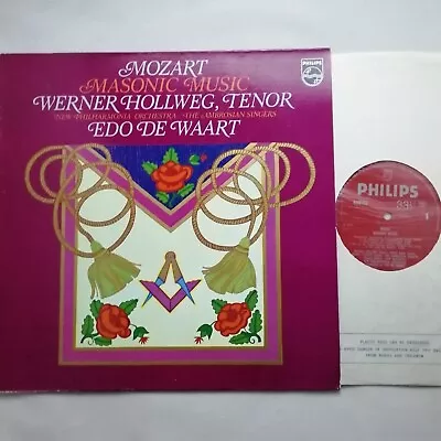 £6 • Buy Philips LP 6500 020: Mozart - Masonic Music / Hollweg / De Waart