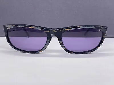 Allain Mikli Sunglasses Woman Black Multicoloured Biker 1980er Vintage • £75.98