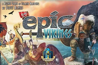 Tiny Epic Vikings Micro Noir Board Game Gamelyn Games TEV Card Clan Ships • $29.29