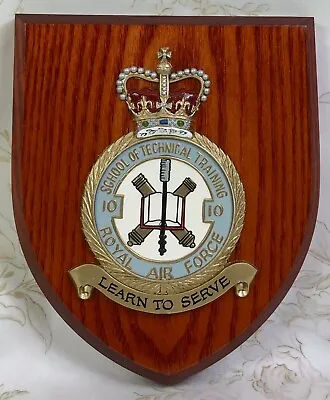 RAF School Technical Training Wall Plaque Crest Mess Badge Royal Air Force • £35