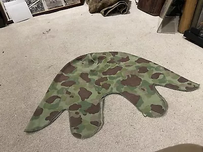 WW2 USMC Camouflage Frog Skin Australian Made M1 Helmet Cover • £150