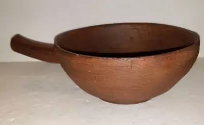 Salem Collection Antique Primitive Treenware Reproduction Bowl With Handle • $27.95