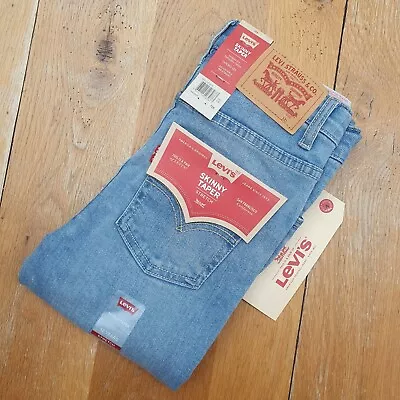 £9.87 • Buy * New Children's  Levis Skinny Fit Through Thigh Taper Leg 26  Waist Jeans Denim