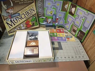 Munchkin  Deluxe And Many Unopened Expansions (1 Open)  Dice Meter And More! • $40