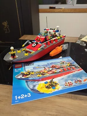 Lego City 7906 Fire Boat Vintage 2007 Complete Set With Instructions  • $20