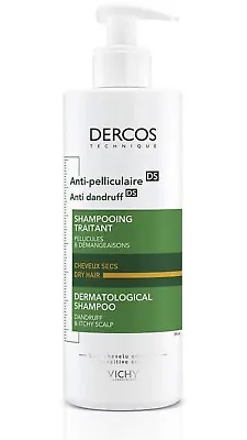 Vichy Dercos Anti-Dandruff Shampoo For Dry Hair 390ml • $26.99