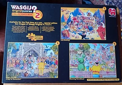 Jumbo Wasgij Collector's Box Triple 1000 Piece Jigsaw Puzzles Vol 2 No. 4 5 & 6 • £24.99